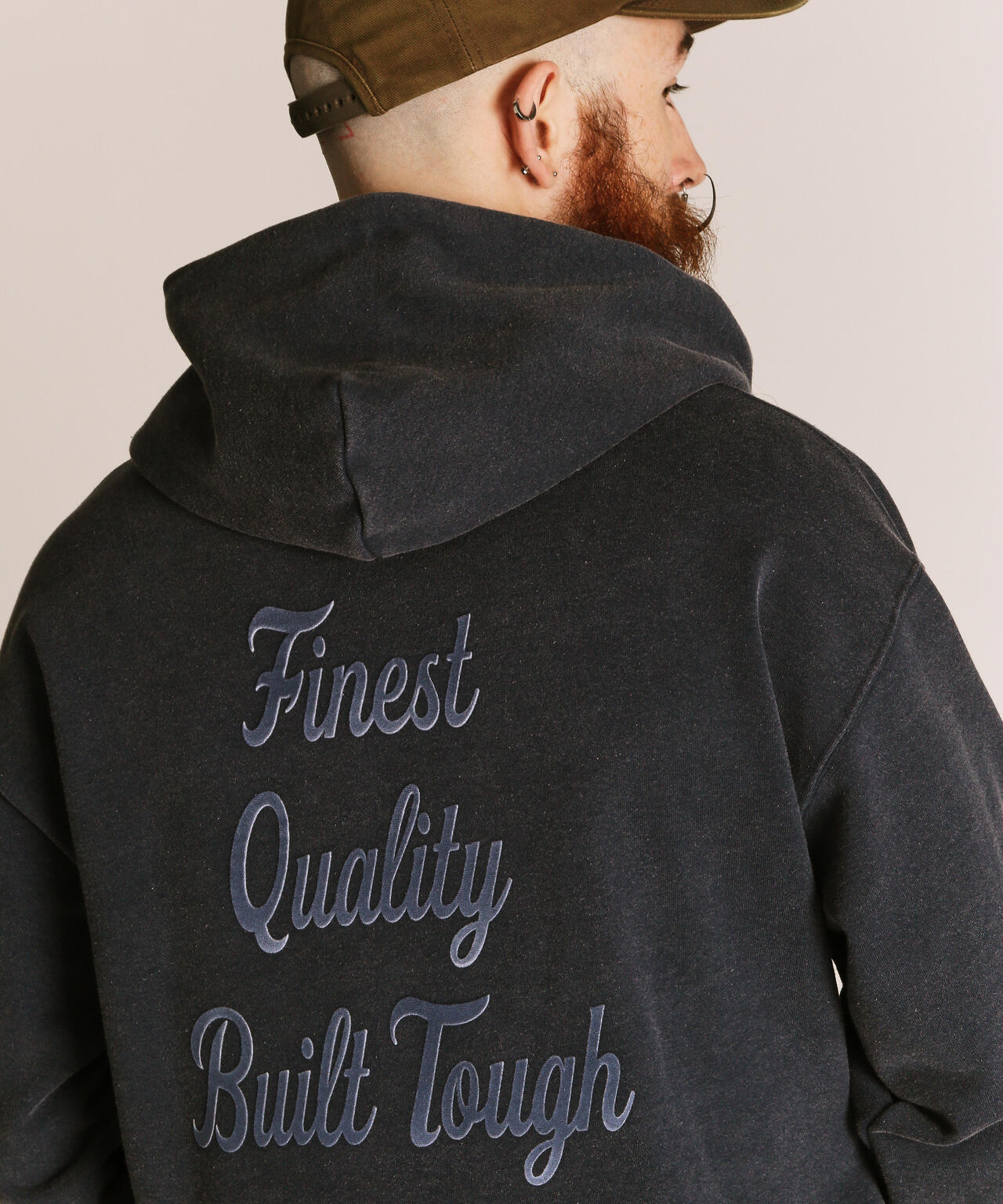 FLOCKY BULLDOG HOODED SWEAT/フロッキーブル パーカー