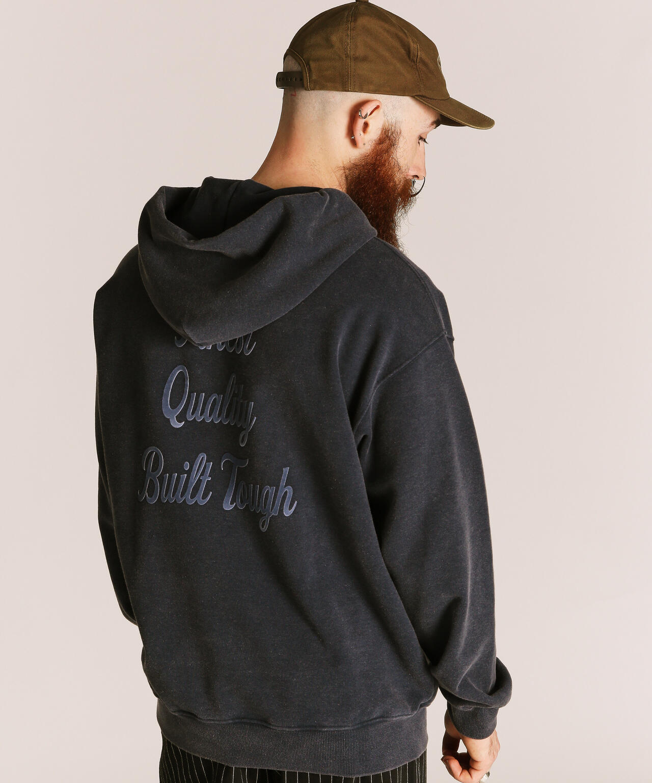 FLOCKY BULLDOG HOODED SWEAT/フロッキーブル パーカー