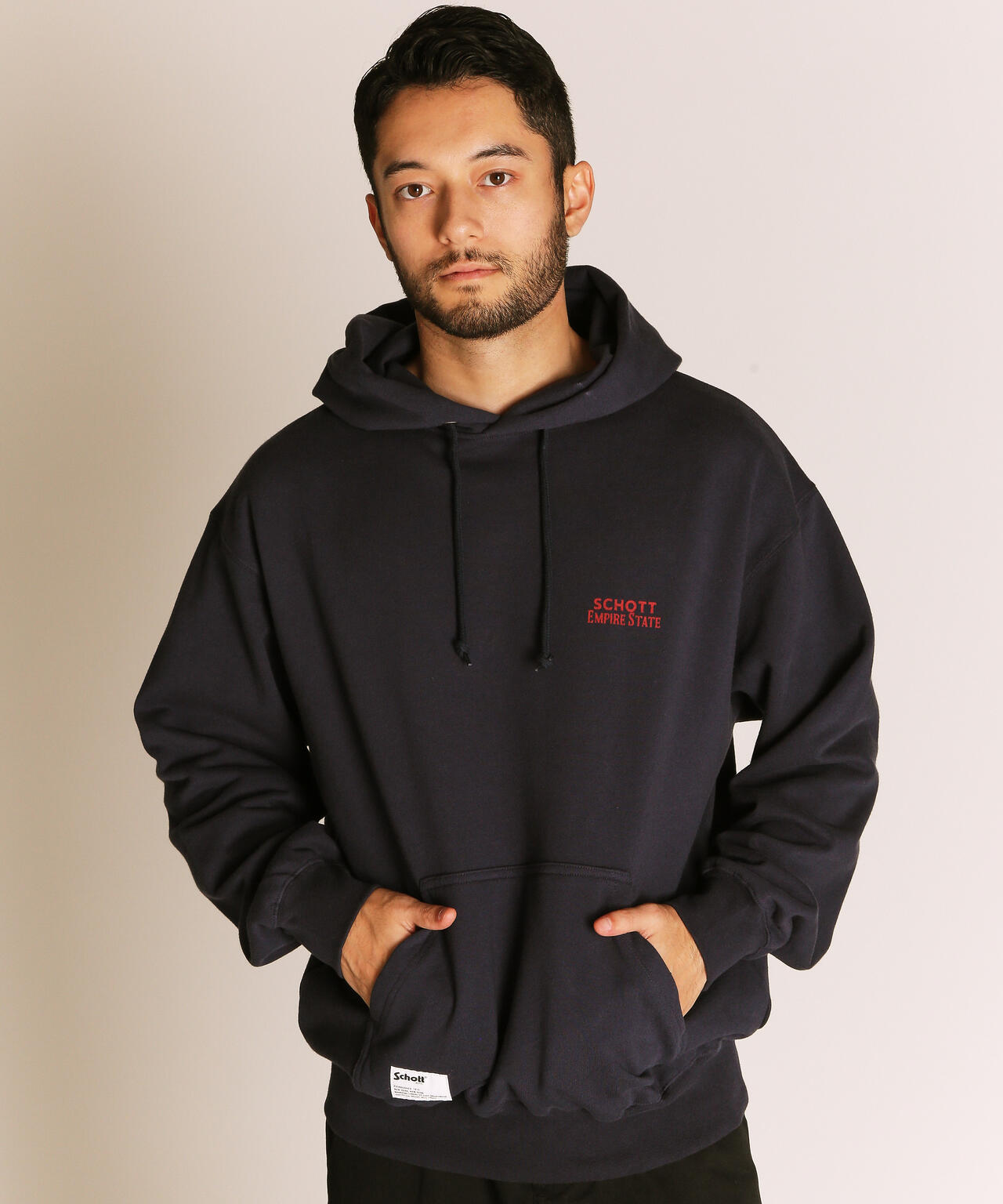 【Schott】 ショット パーカー 2XL グレー 長袖 薔薇 ダラーローズ schott（ショット）の「【WEB LIMITED】Schott/ショット/HOODED SWEAT