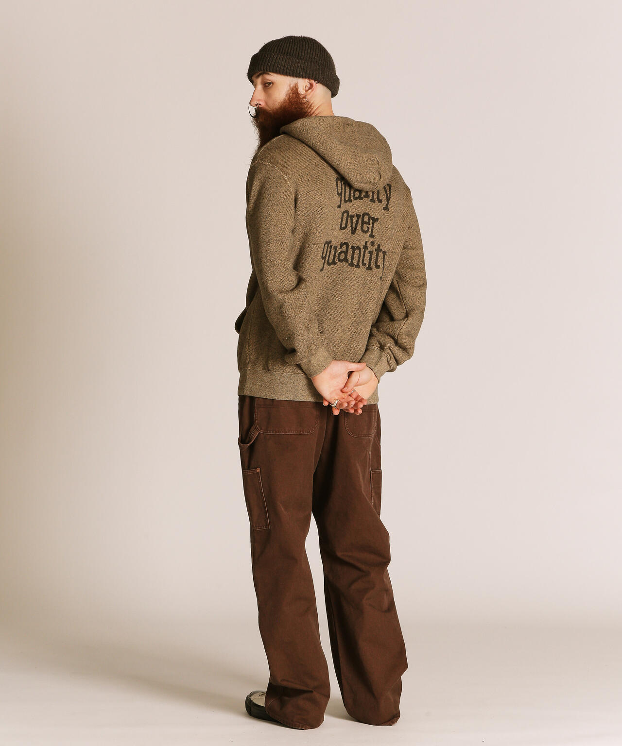 SALT AND PEPPER HOODED SWEAT/ソルト アンド ペッパー パーカー