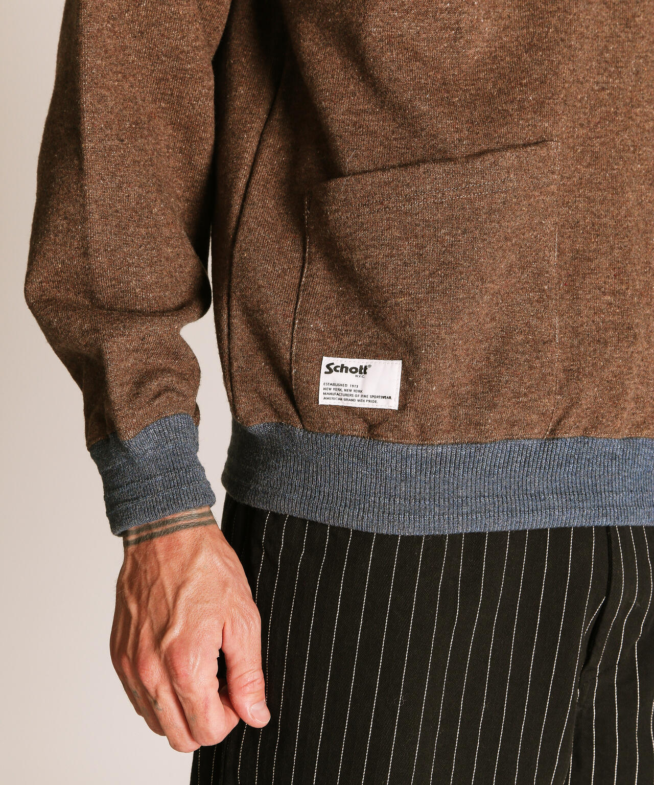 2TONE HOODED SWEAT/2トーン パーカー | Schott（ショット） ｜【公式