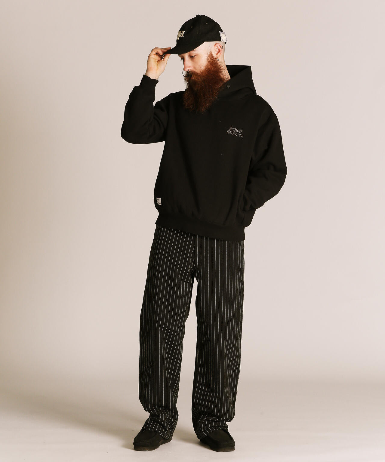 B.S.HOODED SWEAT/ブラックシープ スウェット パーカー | Schott
