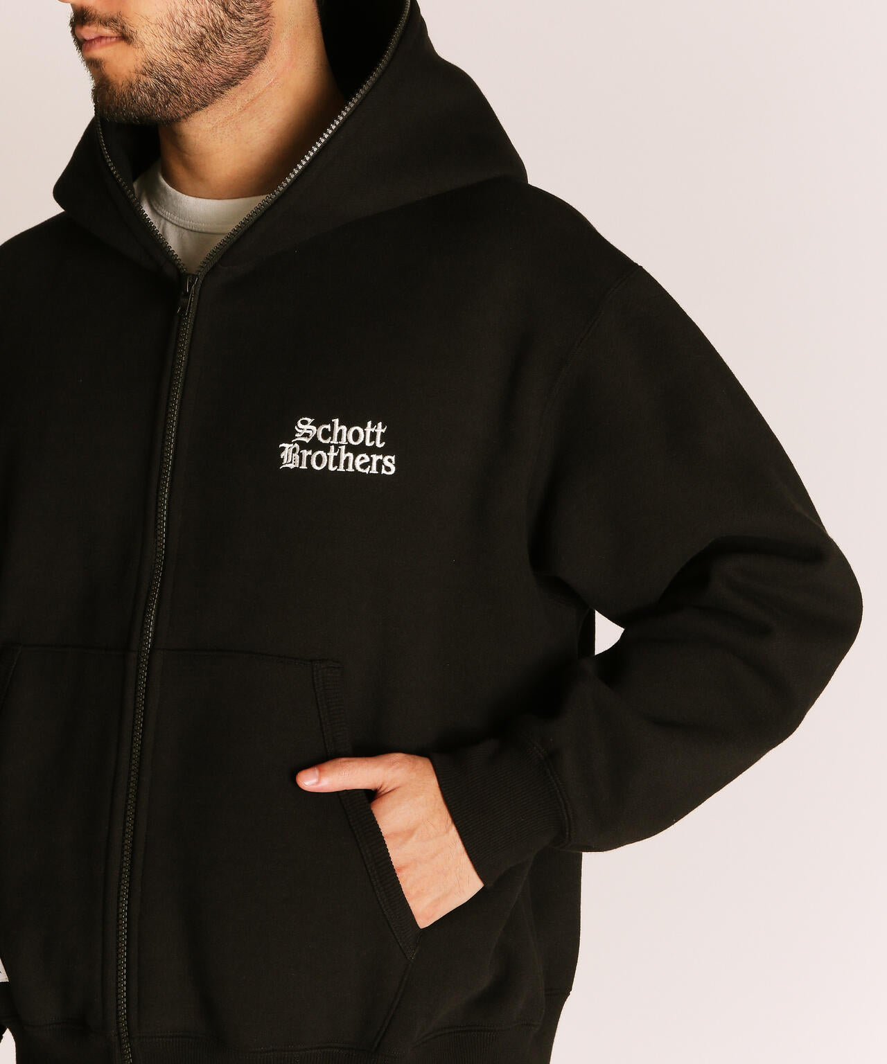B.S. ZIP HOODED SWEAT/ブラックシープ フルジップ スウェット