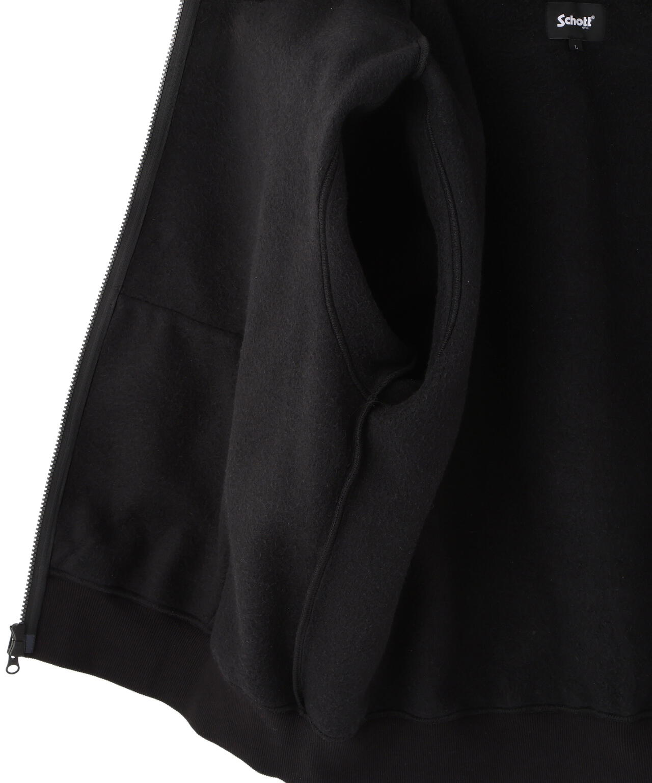 B.S. ZIP HOODED SWEAT/ブラックシープ フルジップ スウェット