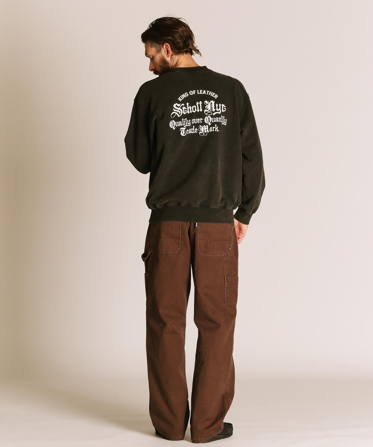 QUALITY OVER QUANTITY CREW SWEAT/クオリティ オーバー クアン