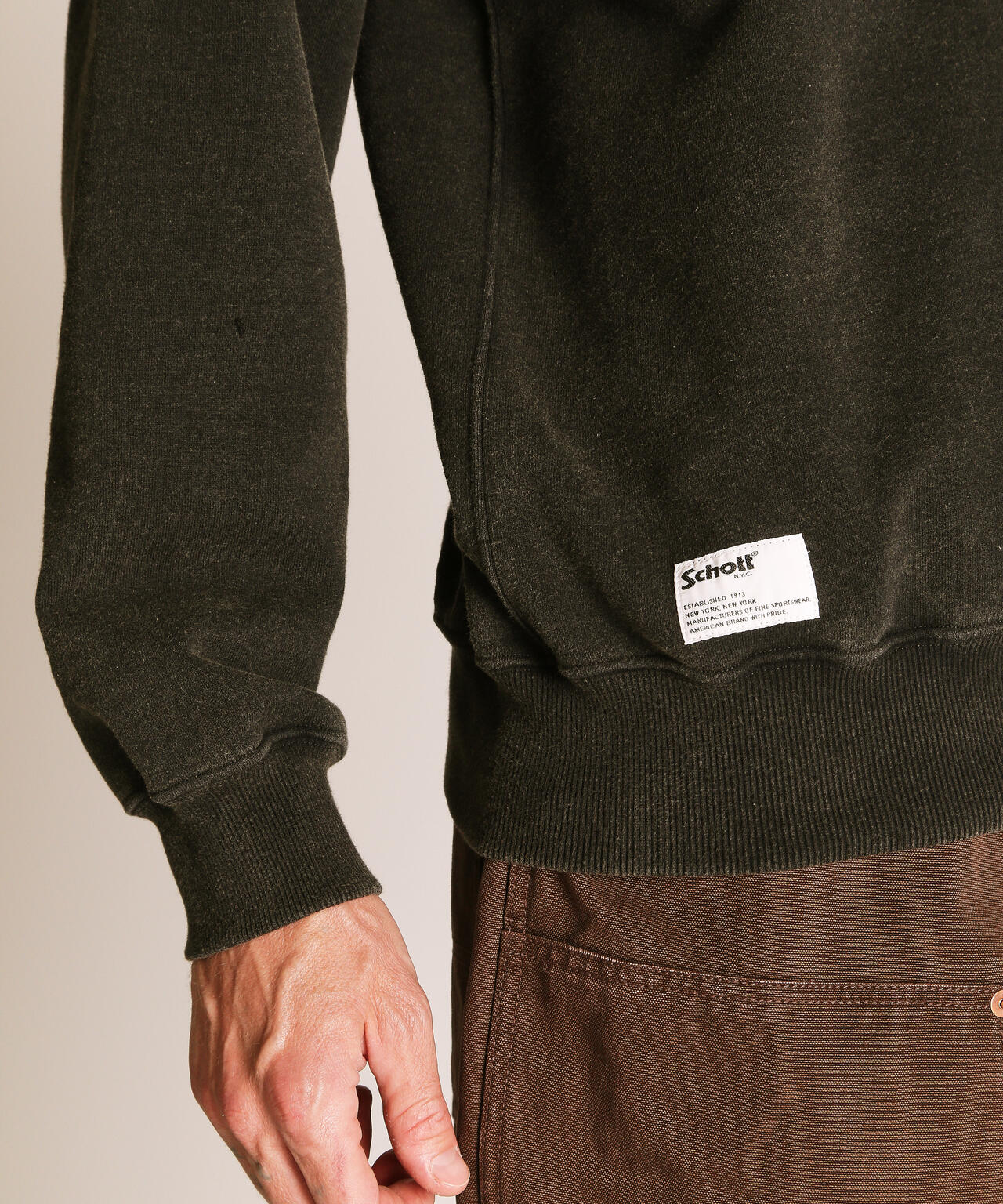 QUALITY OVER QUANTITY CREW SWEAT/クオリティ オーバー クアン