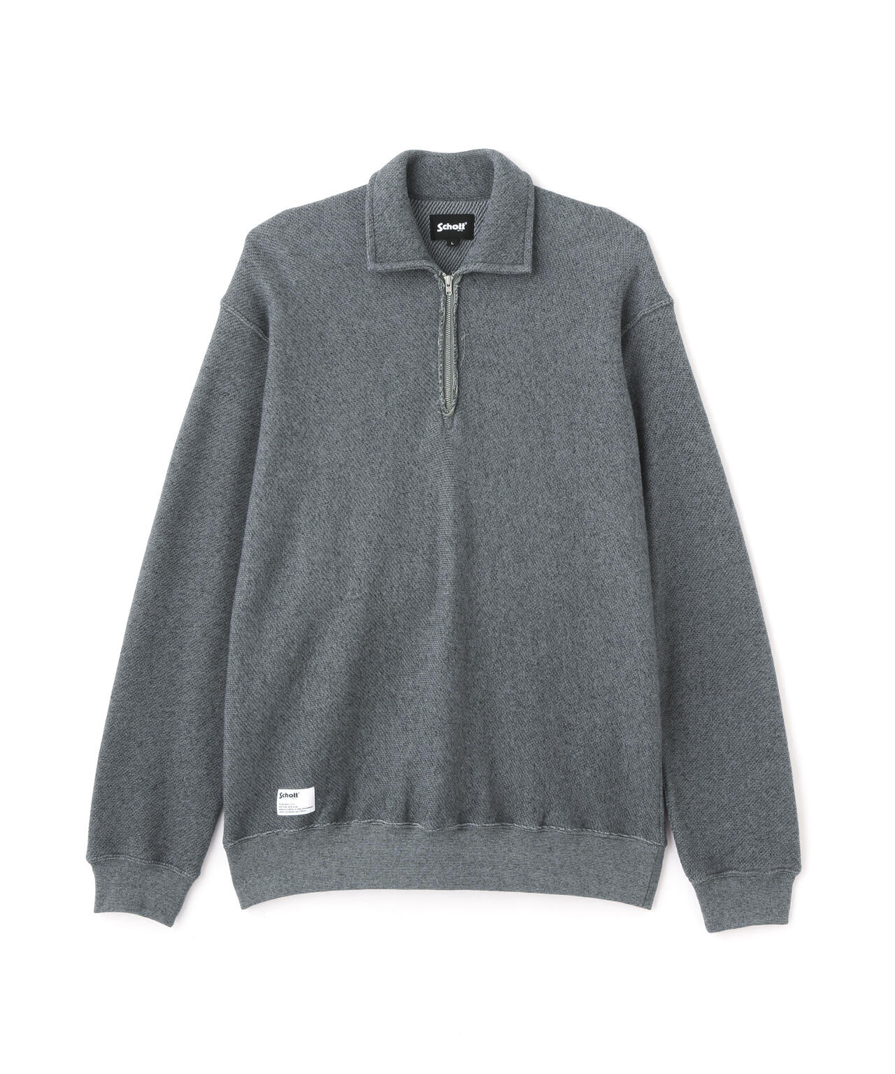 SALT AND PEPPER HALF ZIP SWEAT/ソルト アンド ペッパー ハーフ