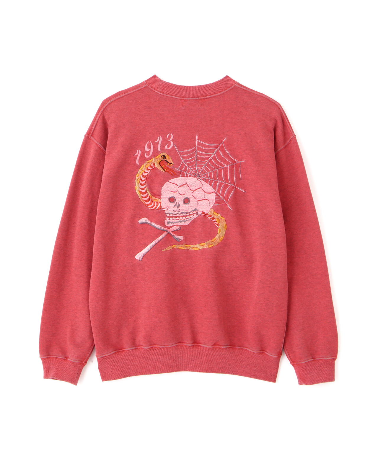 PIGMENT SKULL AND SNAKE CREW SWEAT/ピグメントスカル アンド