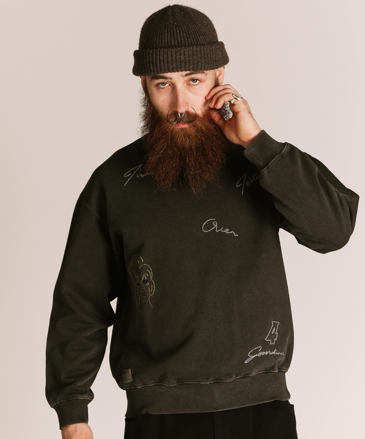 schott グレー ラグランスリーブ セーター　確認用 schott グレー ラグランスリーブ セーター確認用