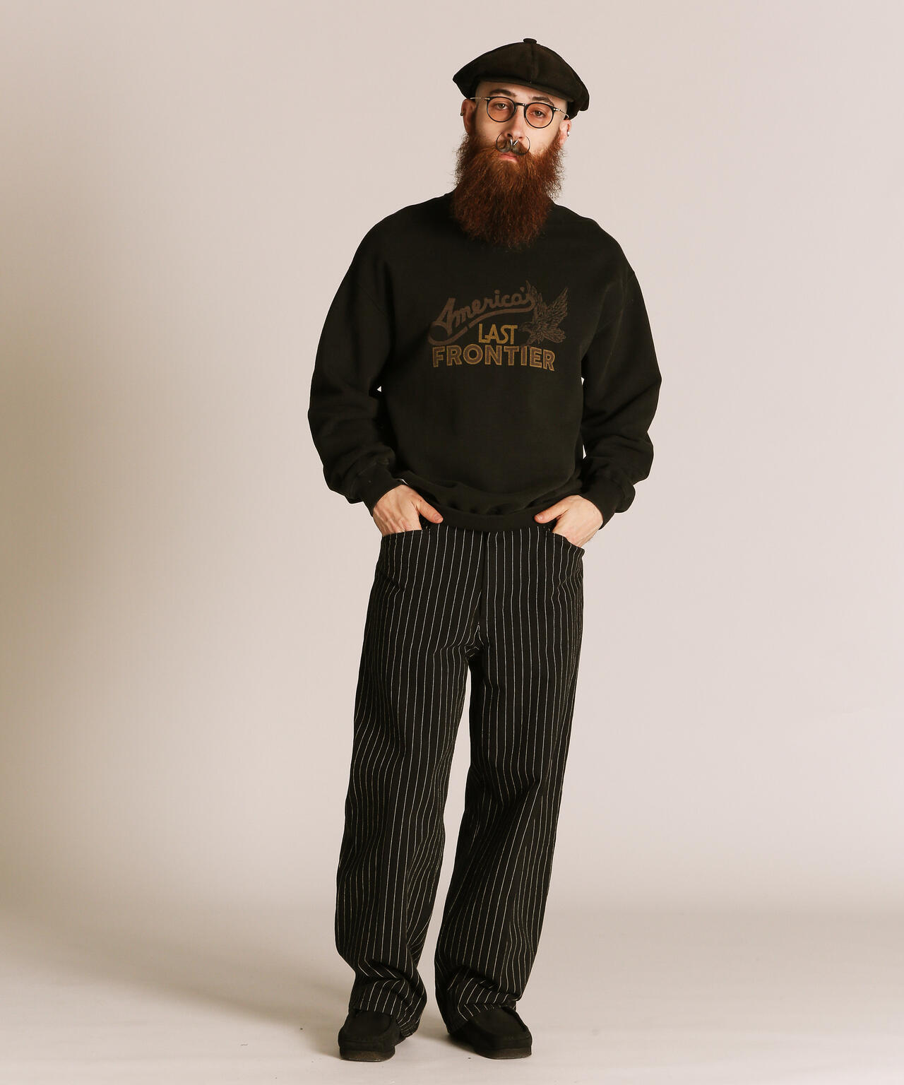 FADE AMERICA'S LAST FRONTIER CREW SWEAT/スウェット | Schott