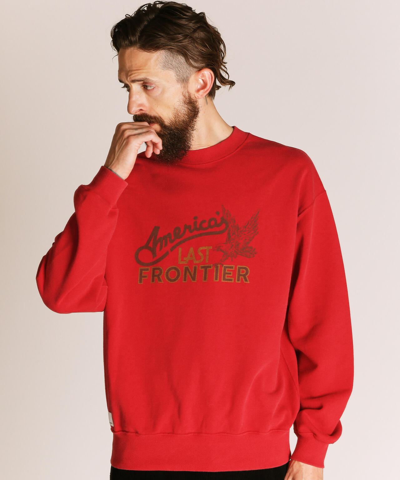FADE AMERICA'S LAST FRONTIER CREW SWEAT/スウェット | Schott