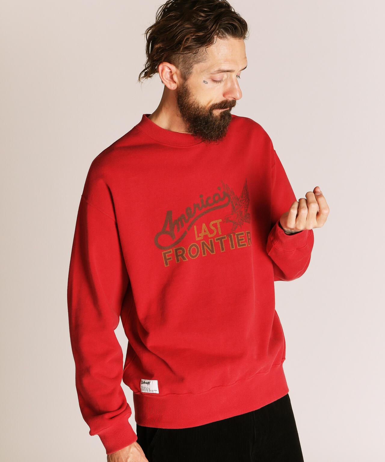 FADE AMERICA'S LAST FRONTIER CREW SWEAT/スウェット | Schott