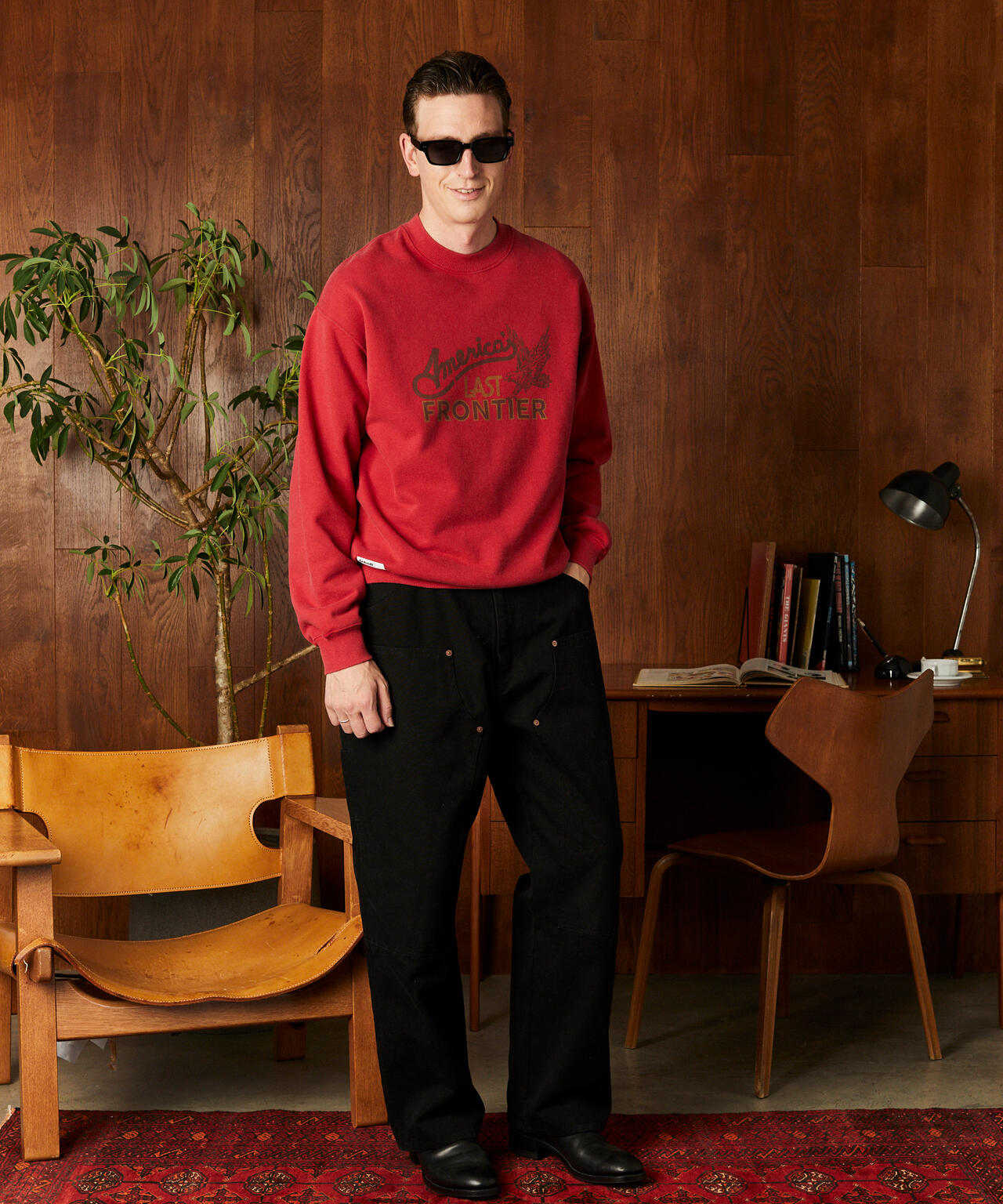 FADE AMERICA'S LAST FRONTIER CREW SWEAT/スウェット | Schott