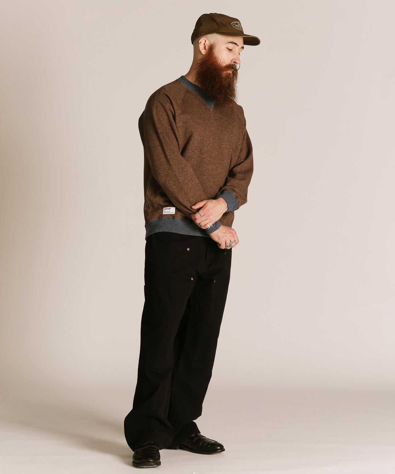 2TONE CREW SWEAT/2トーン クルースウェット | Schott（ショット