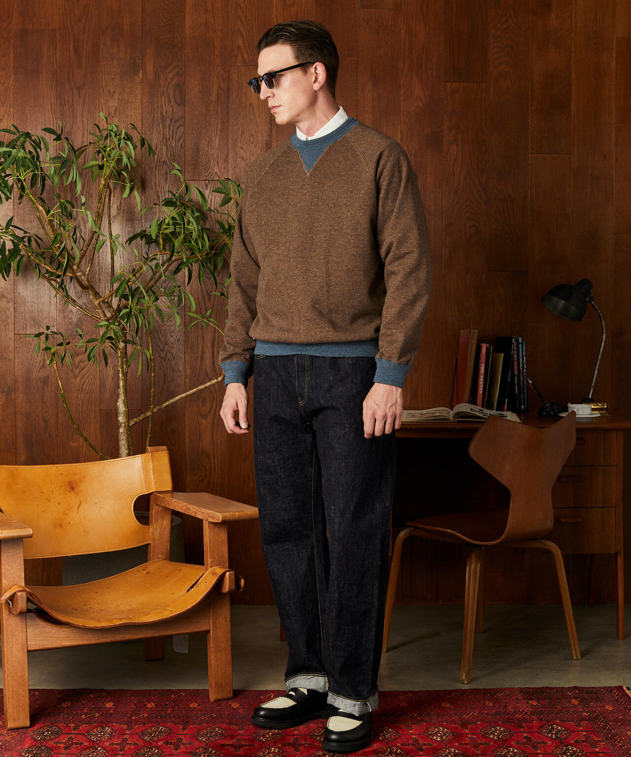SWJP TWO TONE SWEATSHIRT L スウェット 【公式通販】