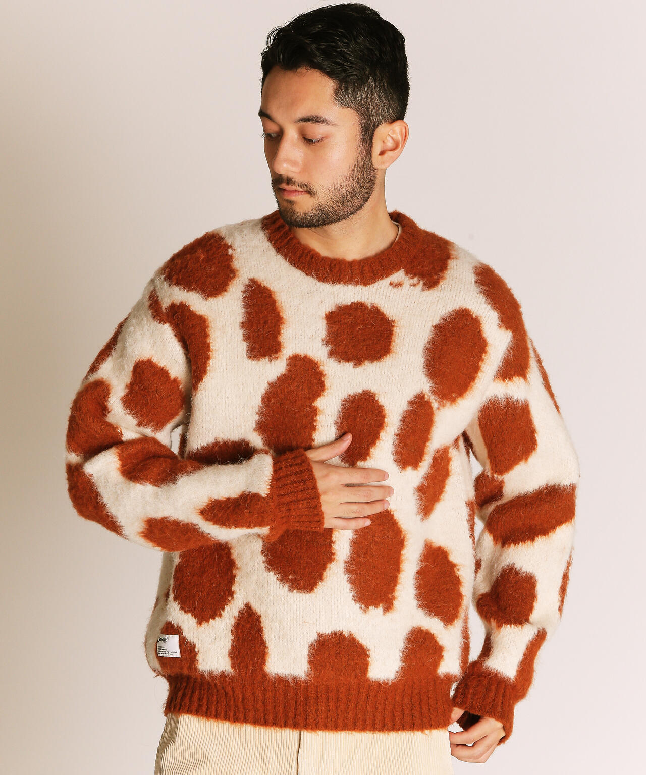 GIRAFFE CREW KNIT/ジラフ クルーニット | Schott（ショット