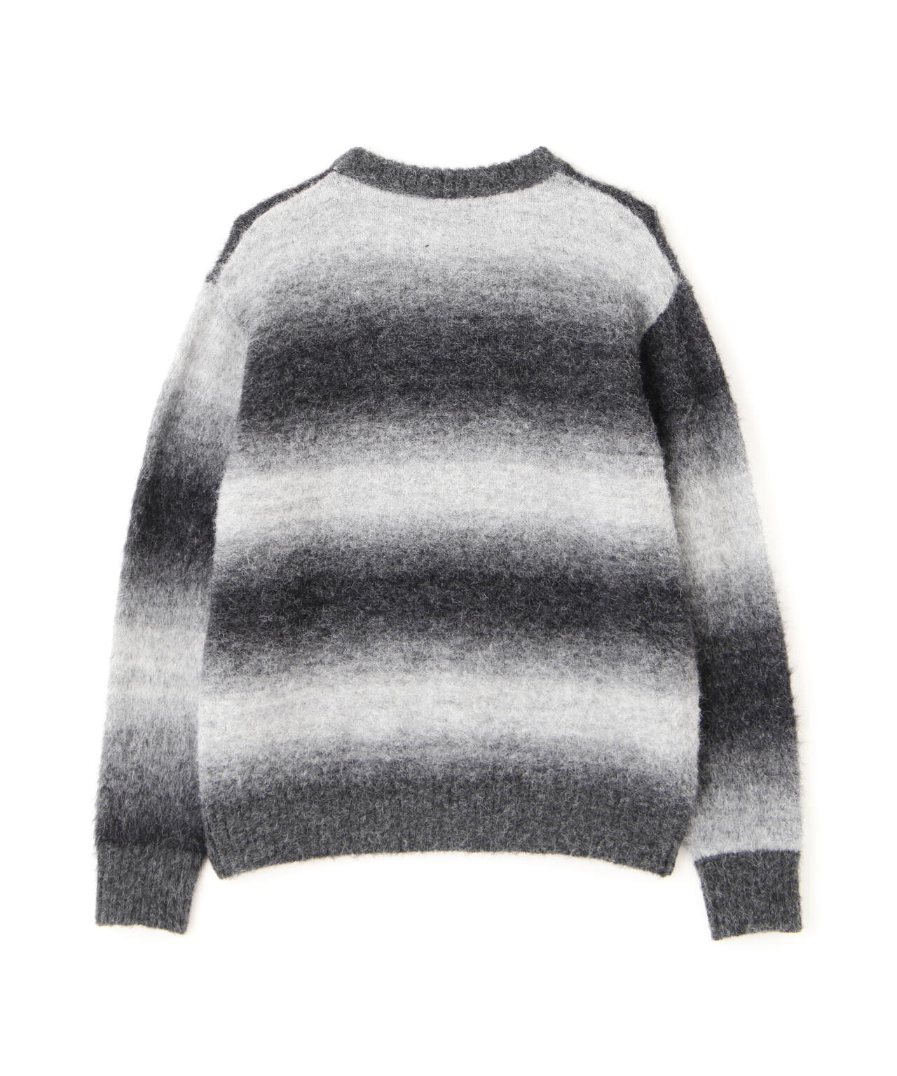 Schott ダークグレー クルーネックニット GRADATION CREW KNIT/グラデーション クルーニット | Schott（ショット