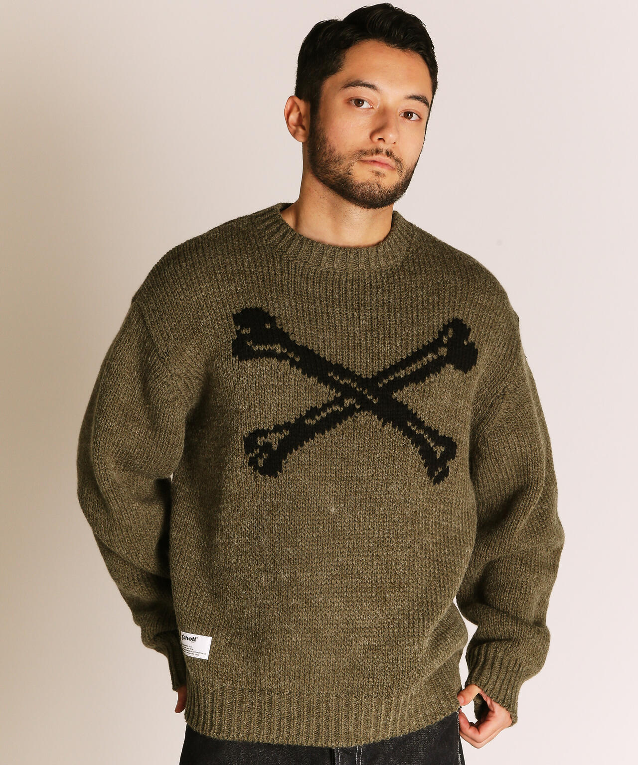 CROSS BONE KNIT/クロスボーン ニット | Schott（ショット） ｜【公式