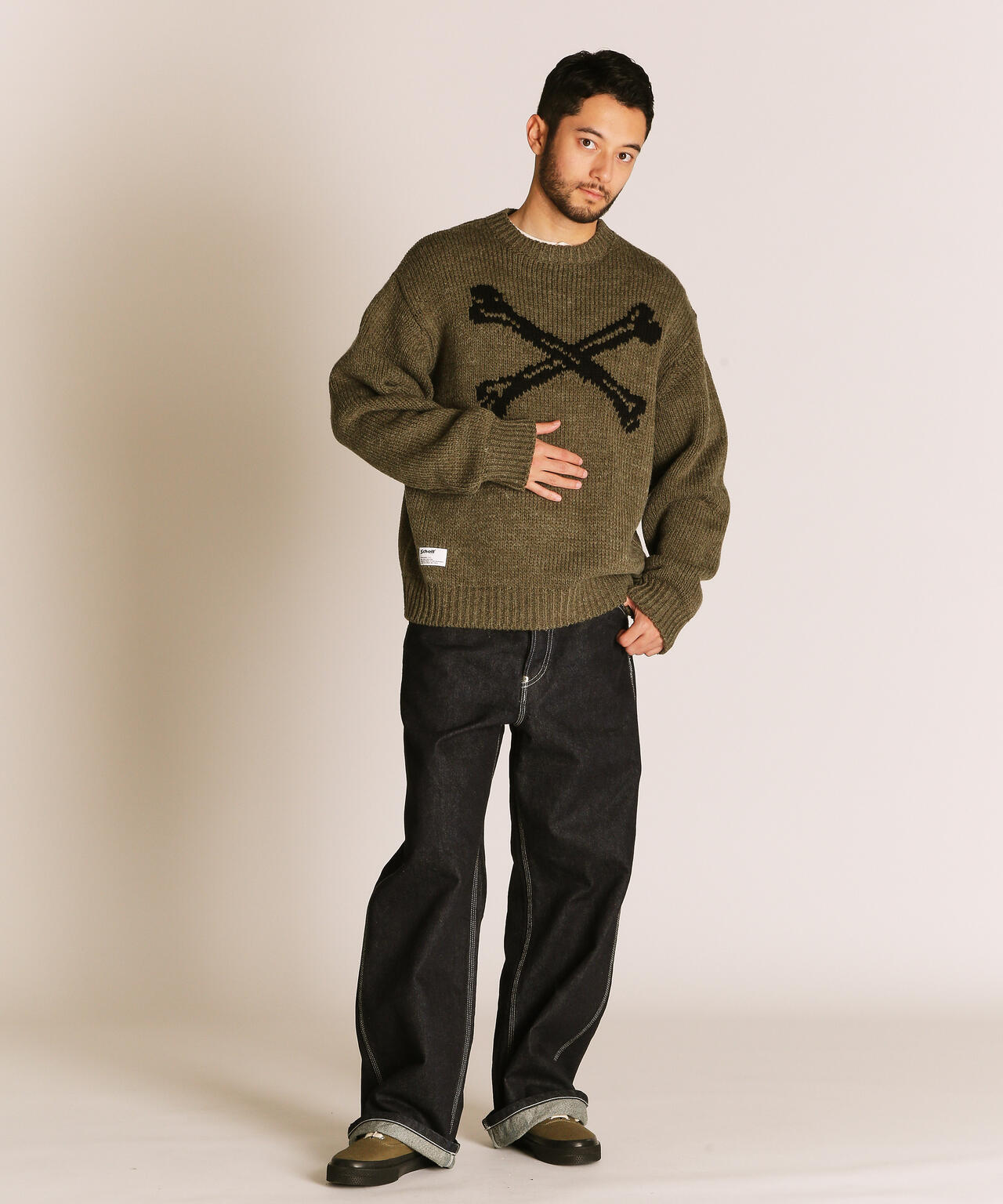 CROSS BONE KNIT/クロスボーン ニット | Schott（ショット） ｜【公式