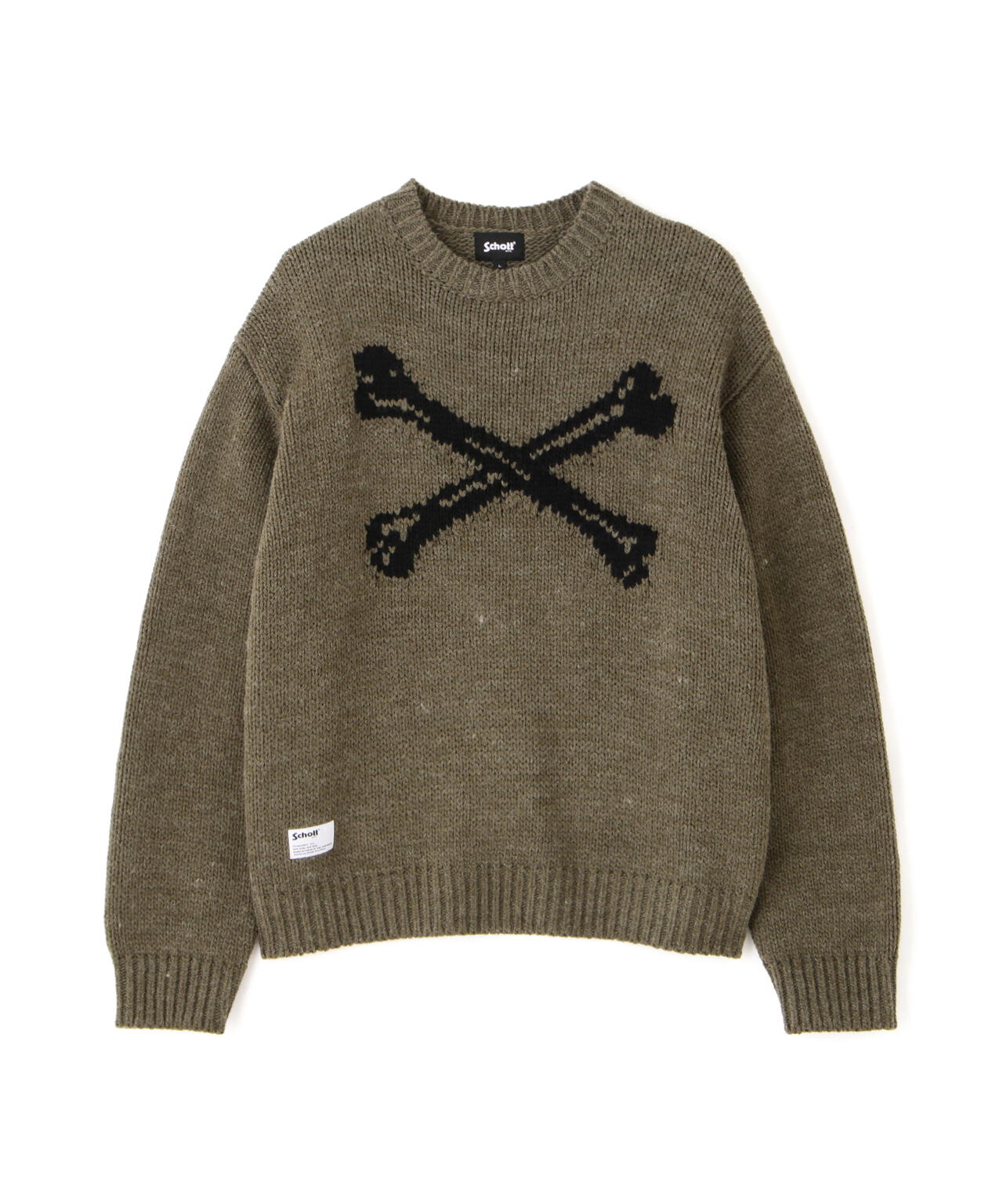 CROSS BONE KNIT/クロスボーン ニット | Schott（ショット） ｜【公式