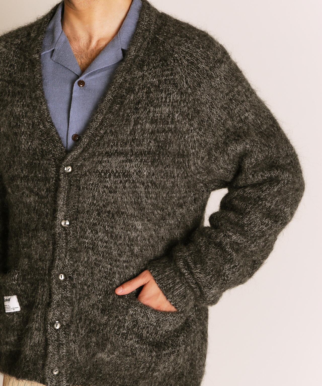 MOHAIR KNIT CARDIGAN/モヘア ニットカーディガン | Schott