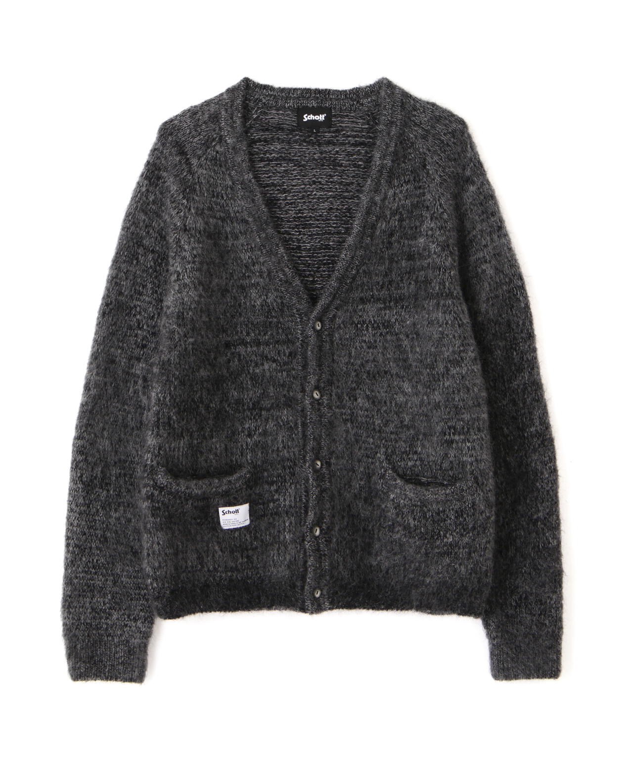 MOHAIR KNIT CARDIGAN/モヘア ニットカーディガン | Schott