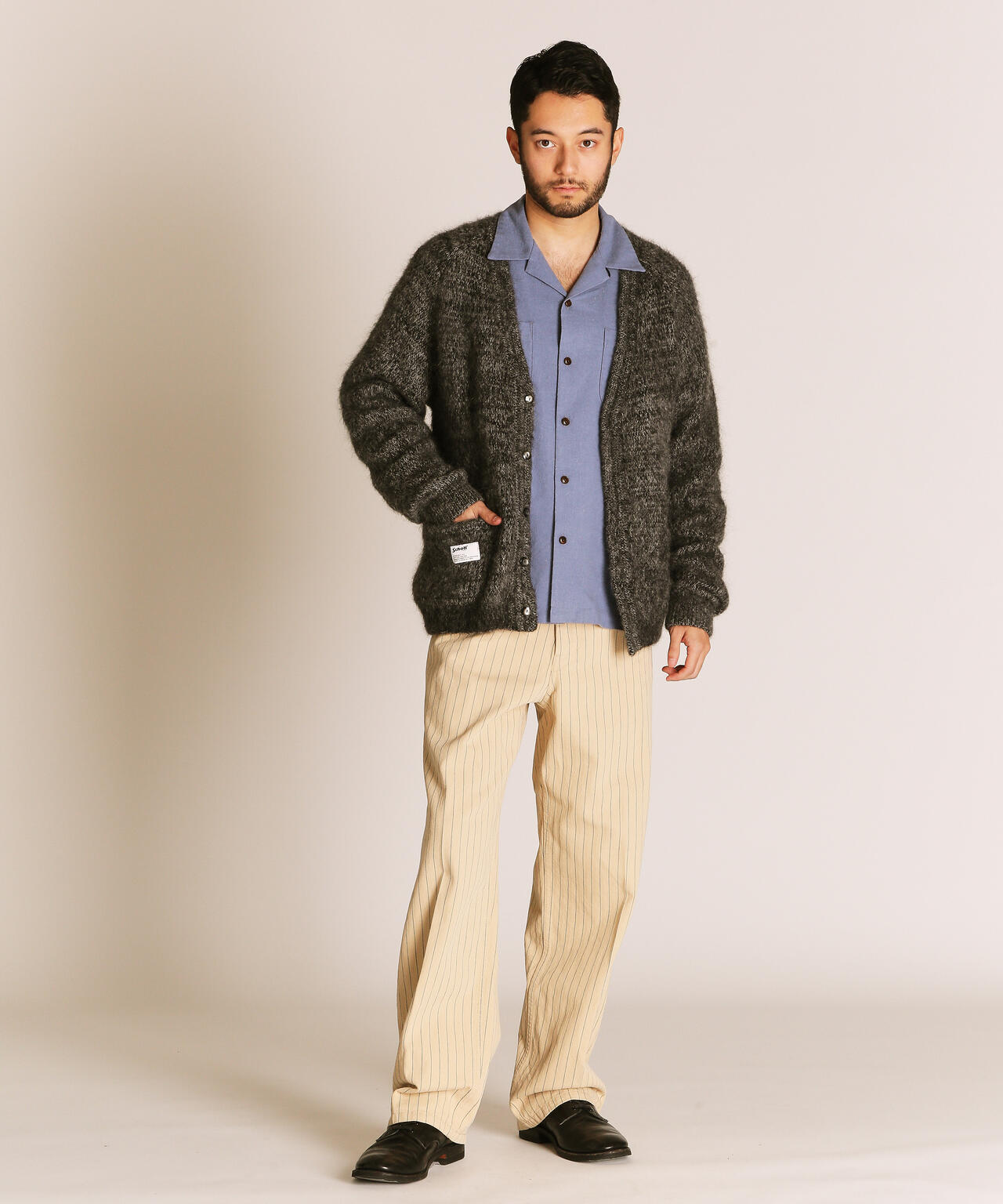 MOHAIR KNIT CARDIGAN/モヘア ニットカーディガン | Schott