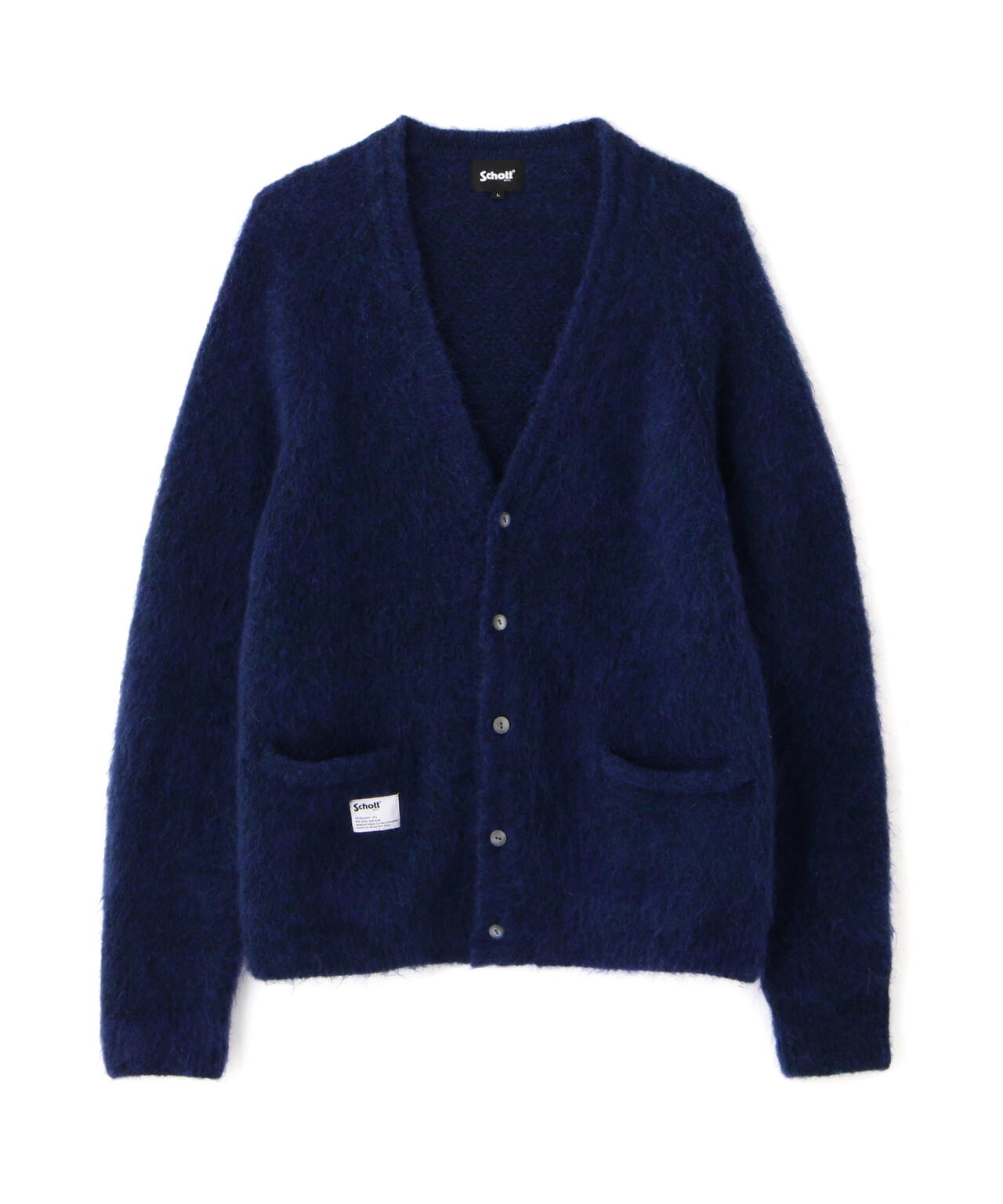 MOHAIR KNIT CARDIGAN/モヘア ニットカーディガン | Schott