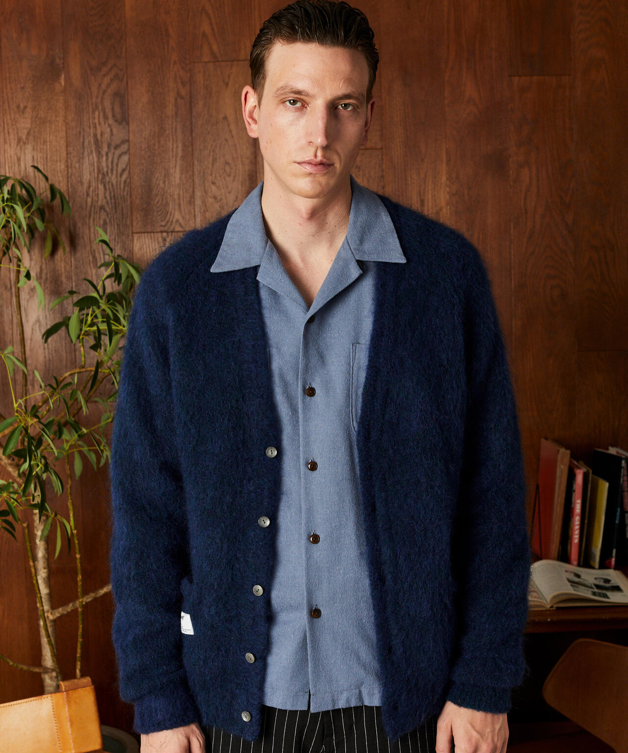 Schott モヘア カーディガン MOHAIR KNIT CARDIGAN/モヘア ニットカーディガン | Schott