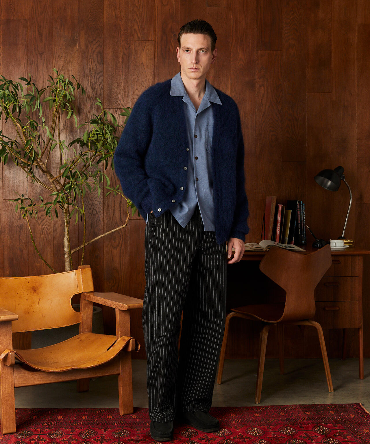 MOHAIR KNIT CARDIGAN/モヘア ニットカーディガン | Schott