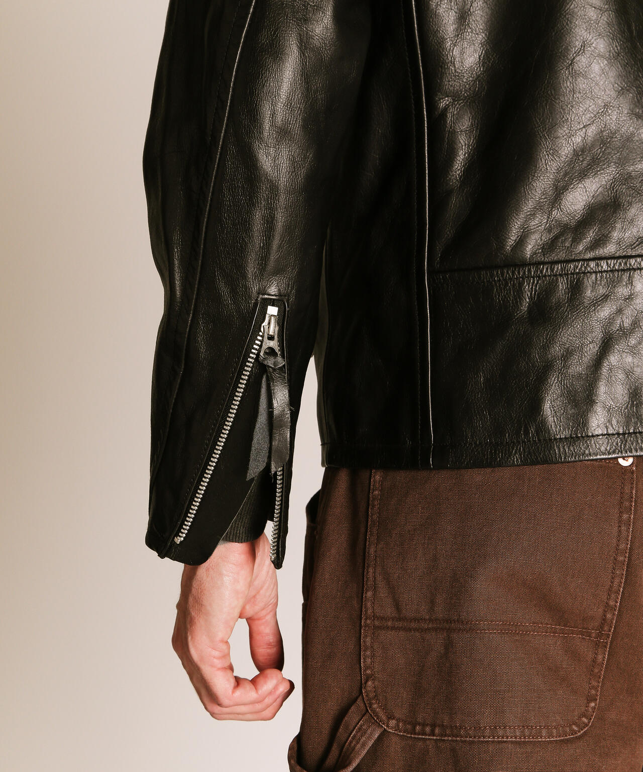 NOCOLLAR RACING JACKET/ノーカラーレーシングジャケット | Schott