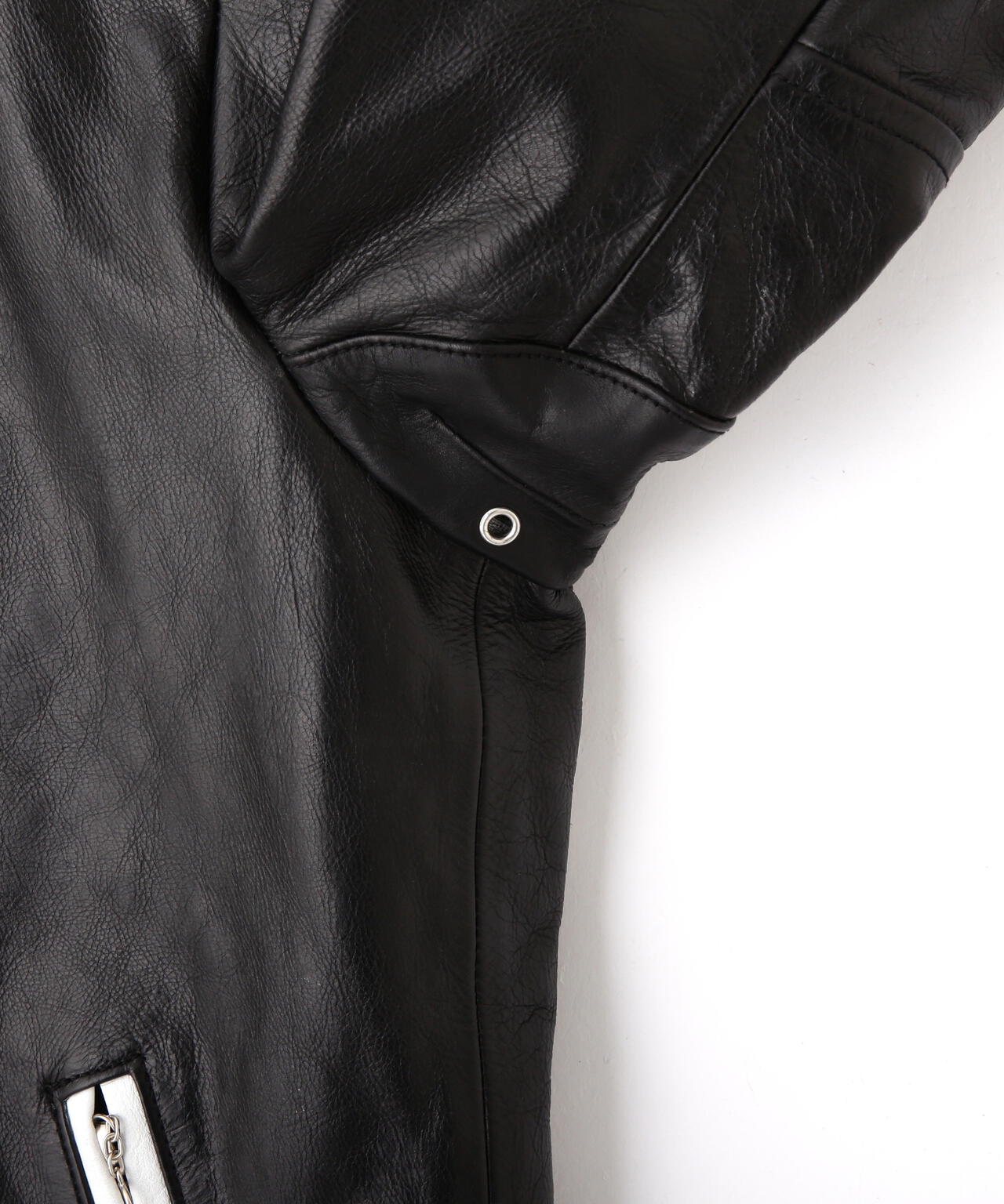 NOCOLLAR RACING JACKET/ノーカラーレーシングジャケット