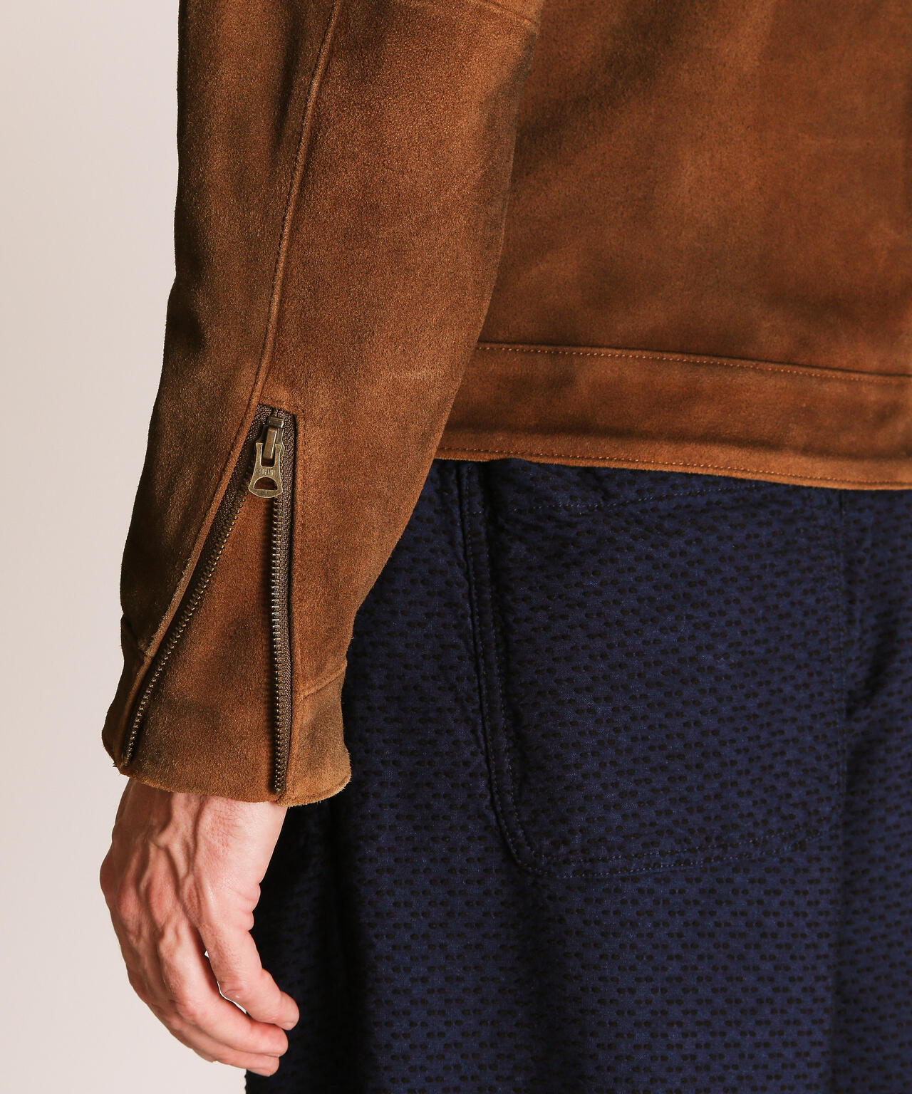 スエードレザージャケット スエード ホースハイド JUDE シングルライダースジャケット