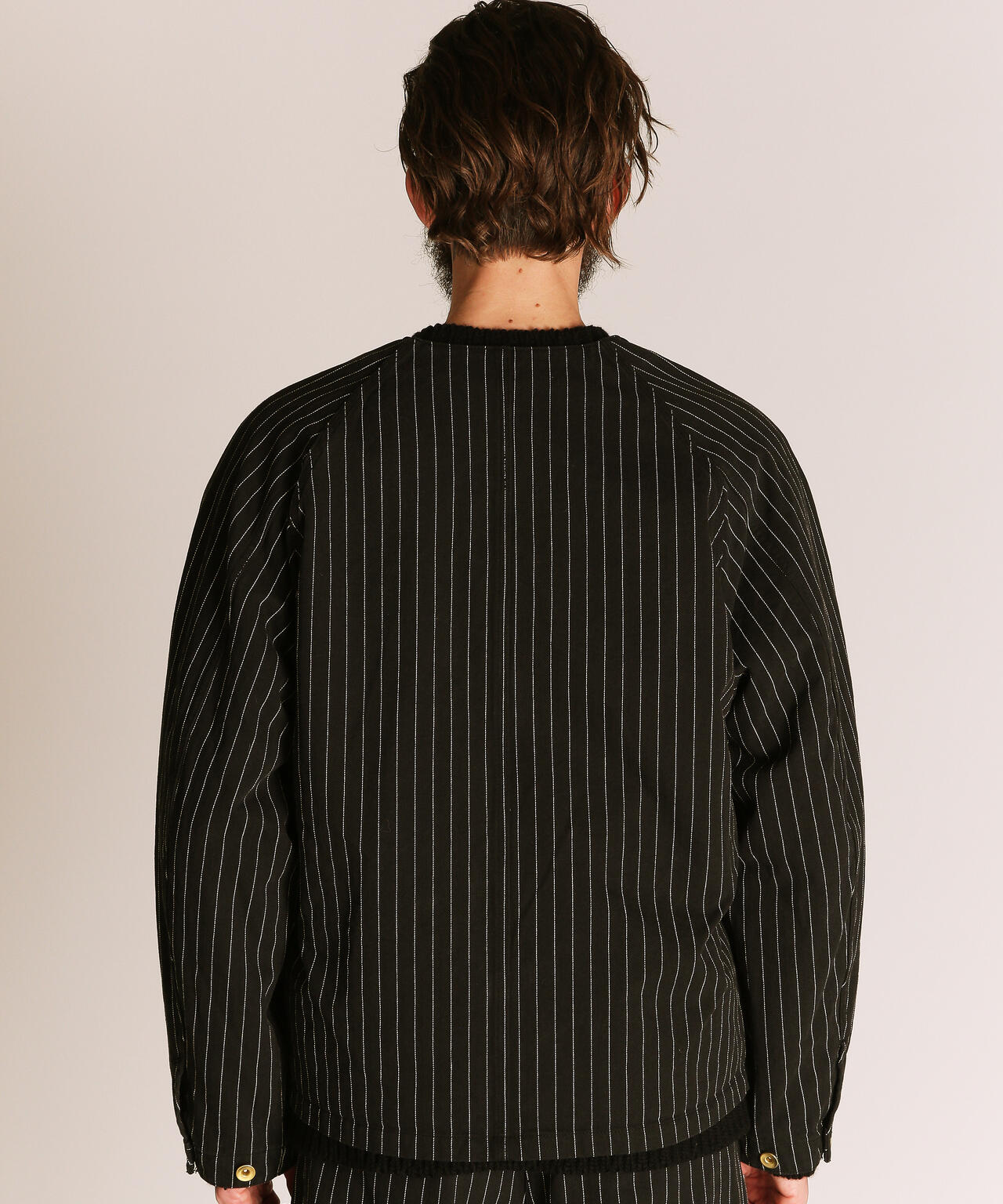 coyseio ストライプ フード付きジャケット coyseio ストライプ フード付きジャケット