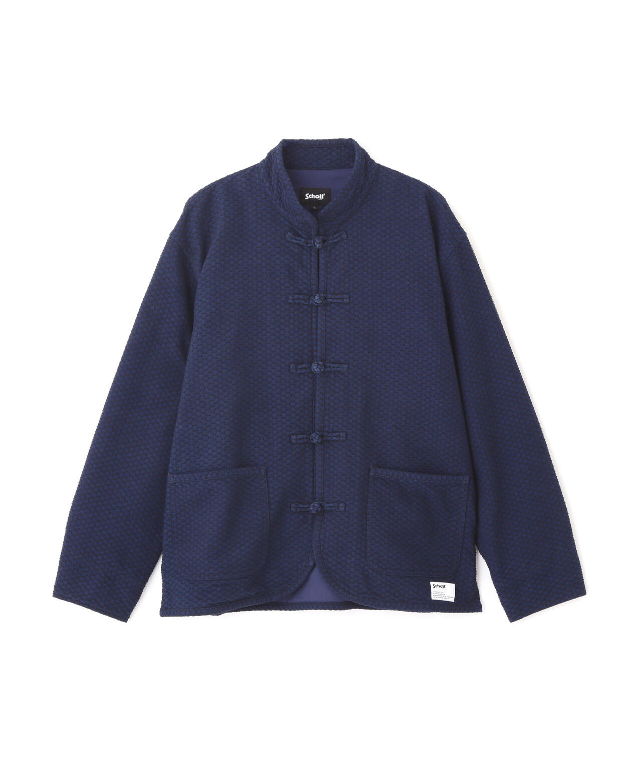 SASHIKO CHINA JACKET/刺子 チャイナ ジャケット | Schott（ショット