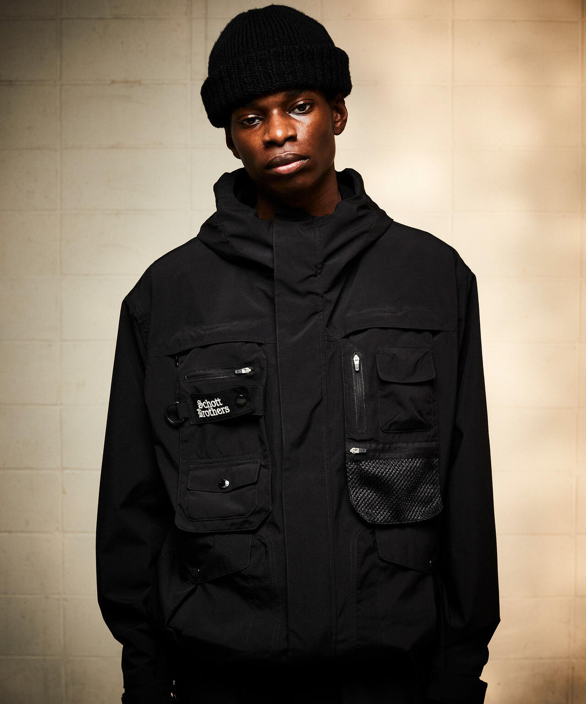 B.S. HOODED JKT/ブラックシープ シェル ジャケット | Schott 