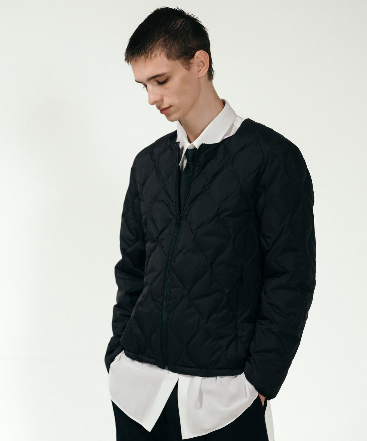 未使用Schoot×TAION SINGLERIDERSDOWNJACKET xTAION/タイオン/SINGLE RIDERS DOWN JACKET/シングルライダース