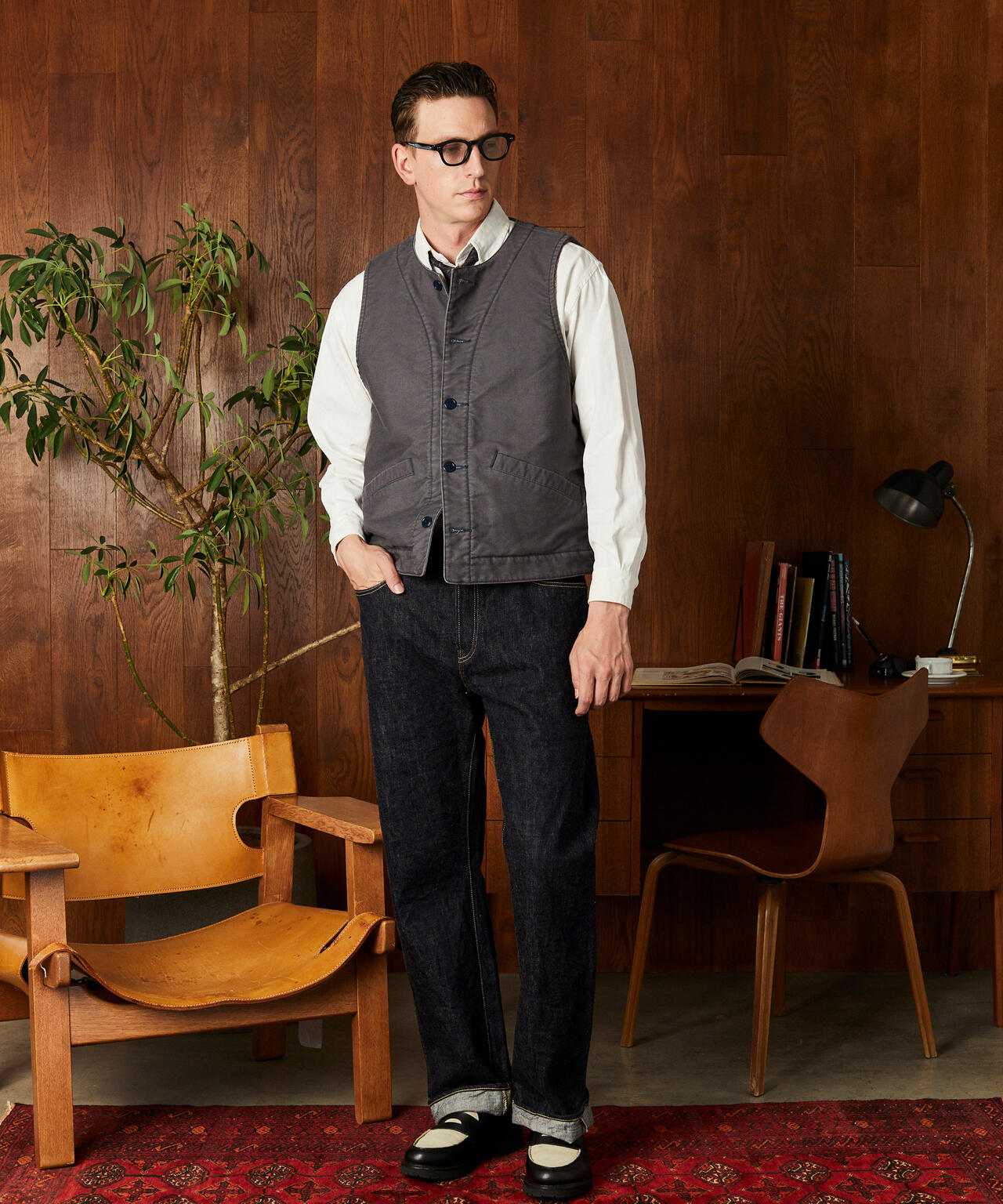 CIVILIAN DECK VEST/シビリアン デッキベスト | Schott