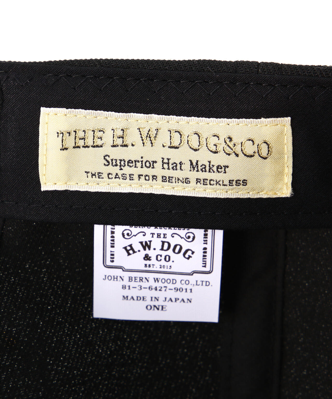 THE H.W.DOG&CO./ザエイチダブリュードッグアンドコー/BALL CAP/ボール