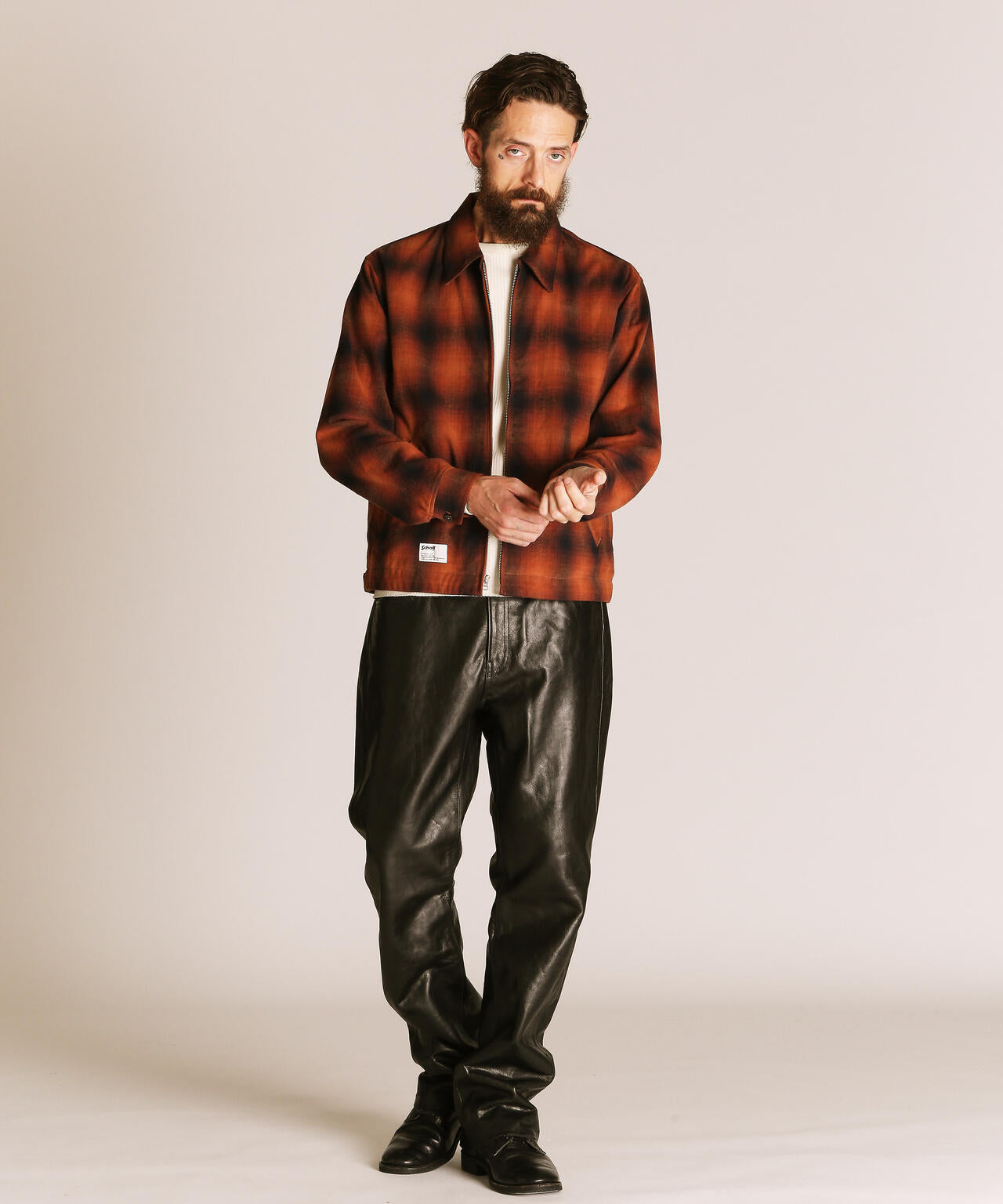 LOT.025 LEATHER PANTS/レザーパンツ | Schott（ショット） ｜【公式