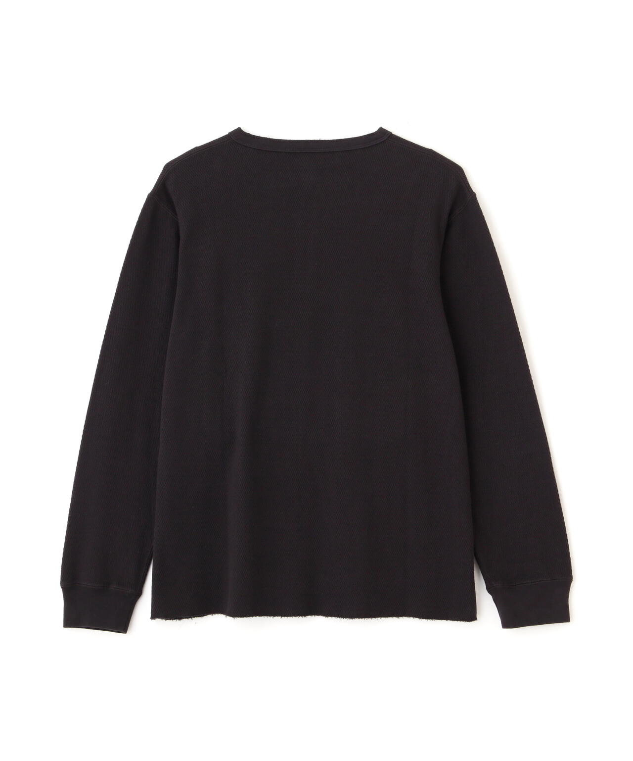 HONEYCOMB WAFFLE HENRY NECK T-SHIRT/ハニカムワッフル ヘンリー