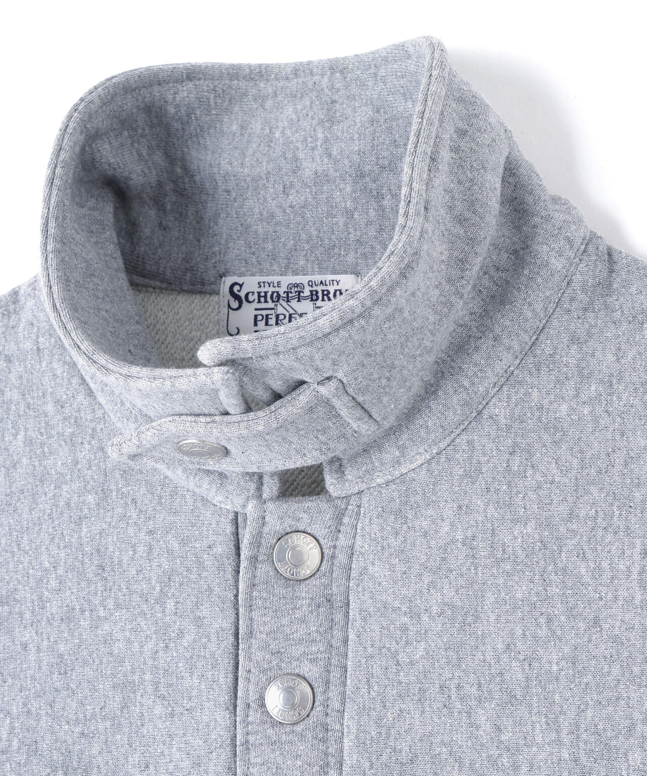 PERFECTO SNAP PULLOVER SWEAT/パーフェクトスナップ プルオーバー スウェット