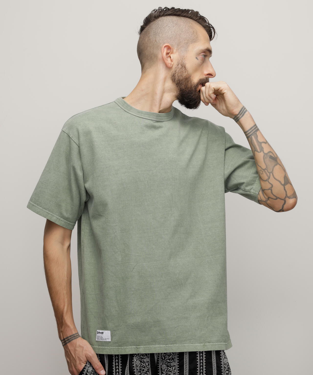 PIGMENT O/D SS T-SHIRT/ピグメント オーバーダイ Tシャツ