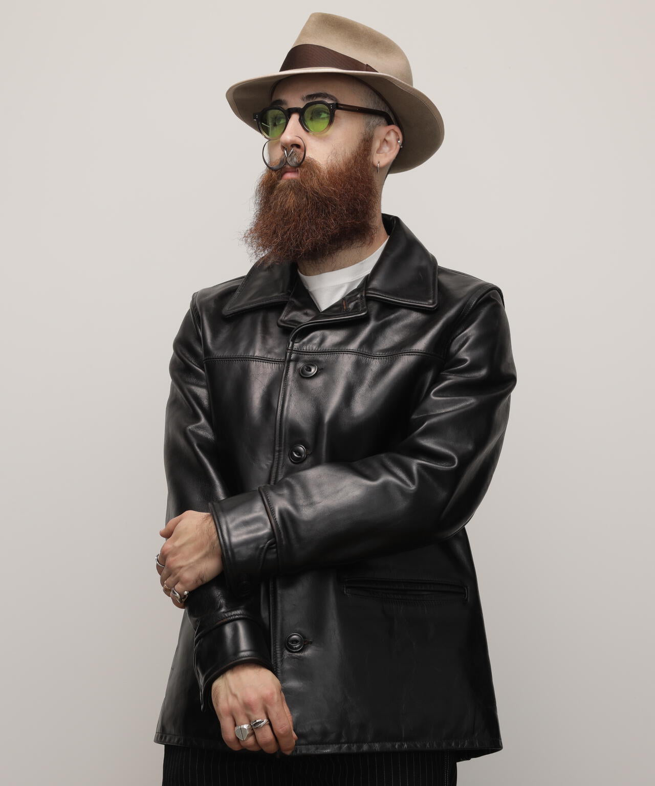 た*う様 極美品✨ Schott 632US カーコート 牛革 黒 赤 光沢 3 632US LEATHER CARCOAT/カーコート | Schott（ショット） ｜【公式