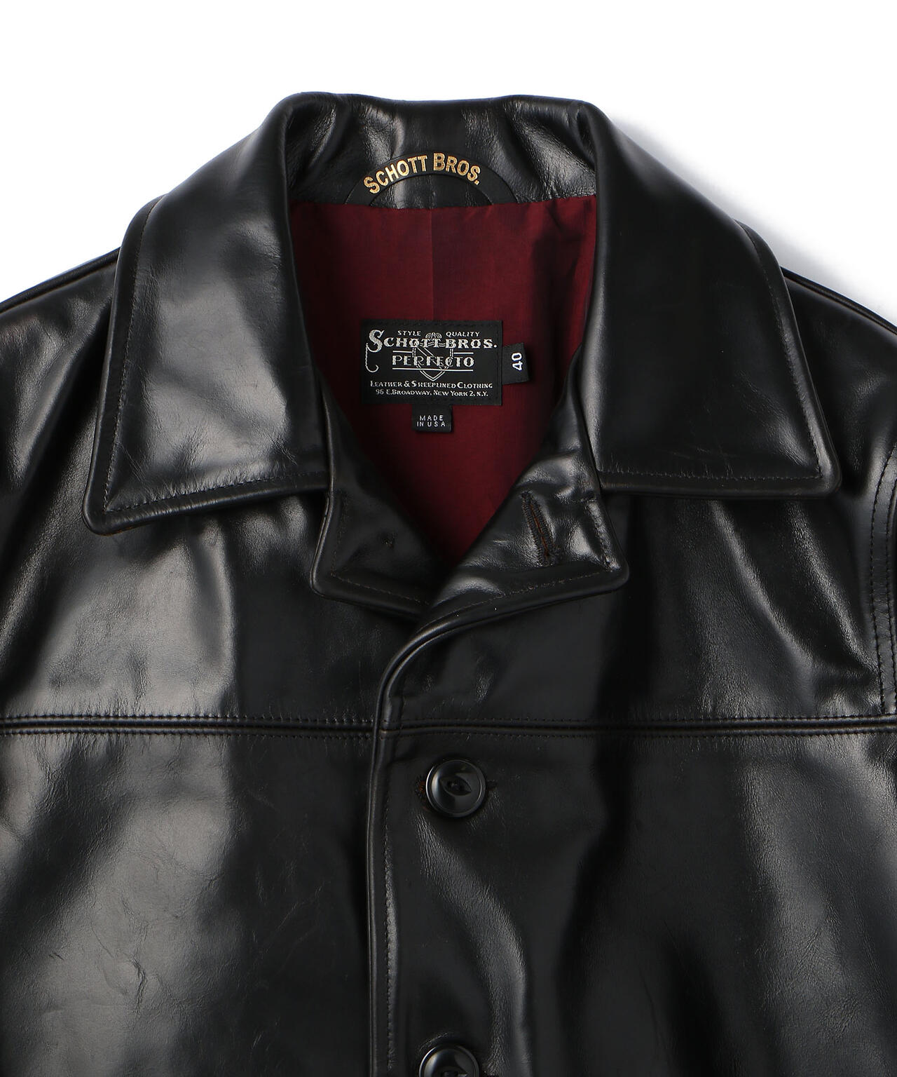 632US LEATHER CARCOAT/カーコート | Schott（ショット） ｜【公式