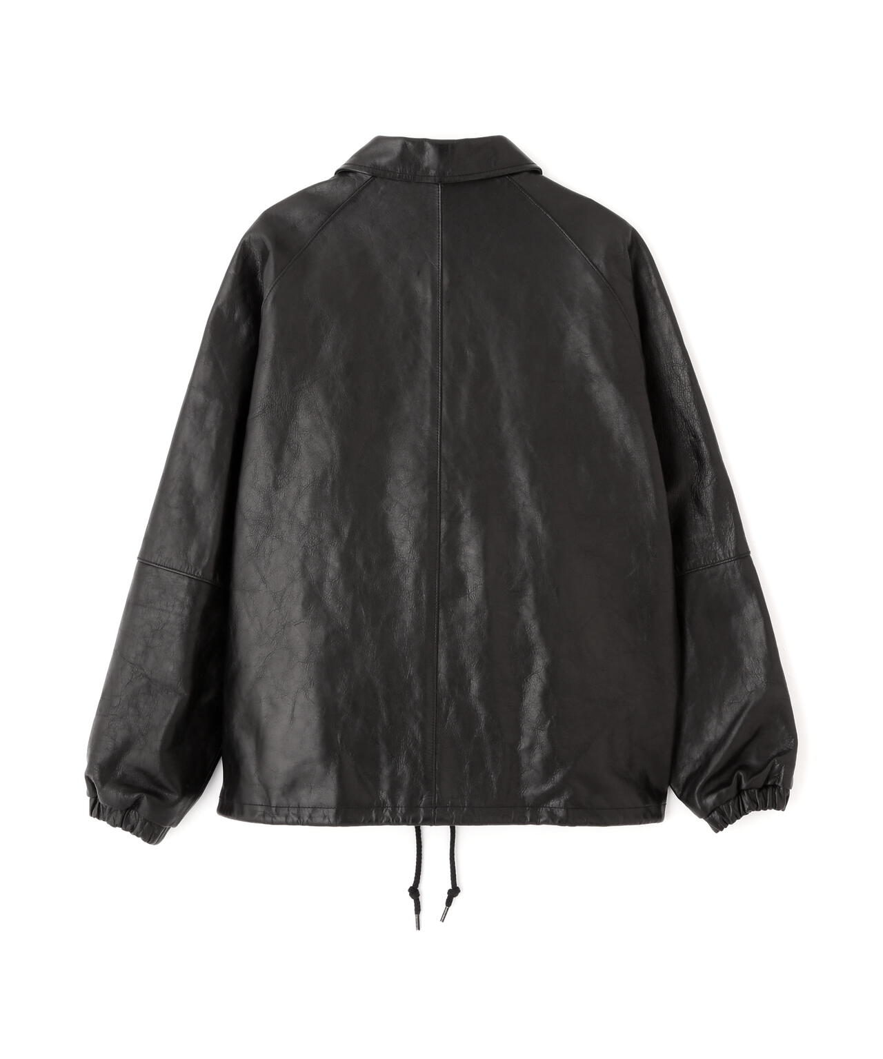 LEATHER COACH JACKET/レザーコーチジャケット