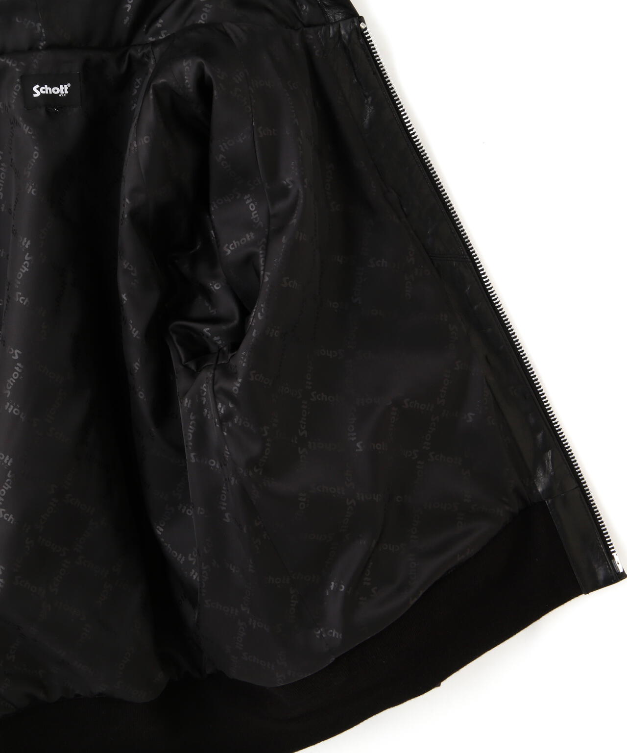 LEATHER HOOED JACKET/レザー フーデッドジャケット