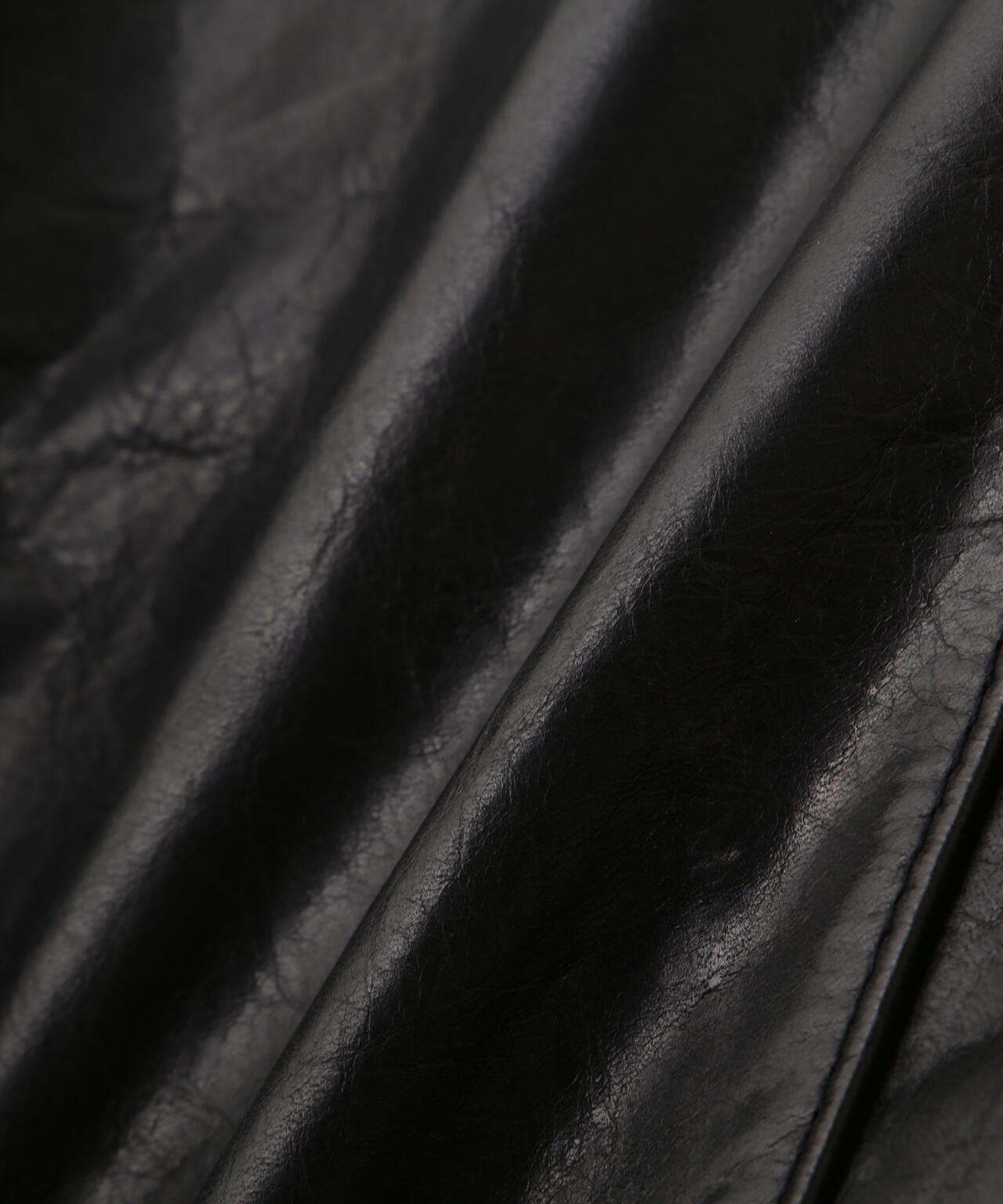 LEATHER HOOED JACKET/レザー フーデッドジャケット