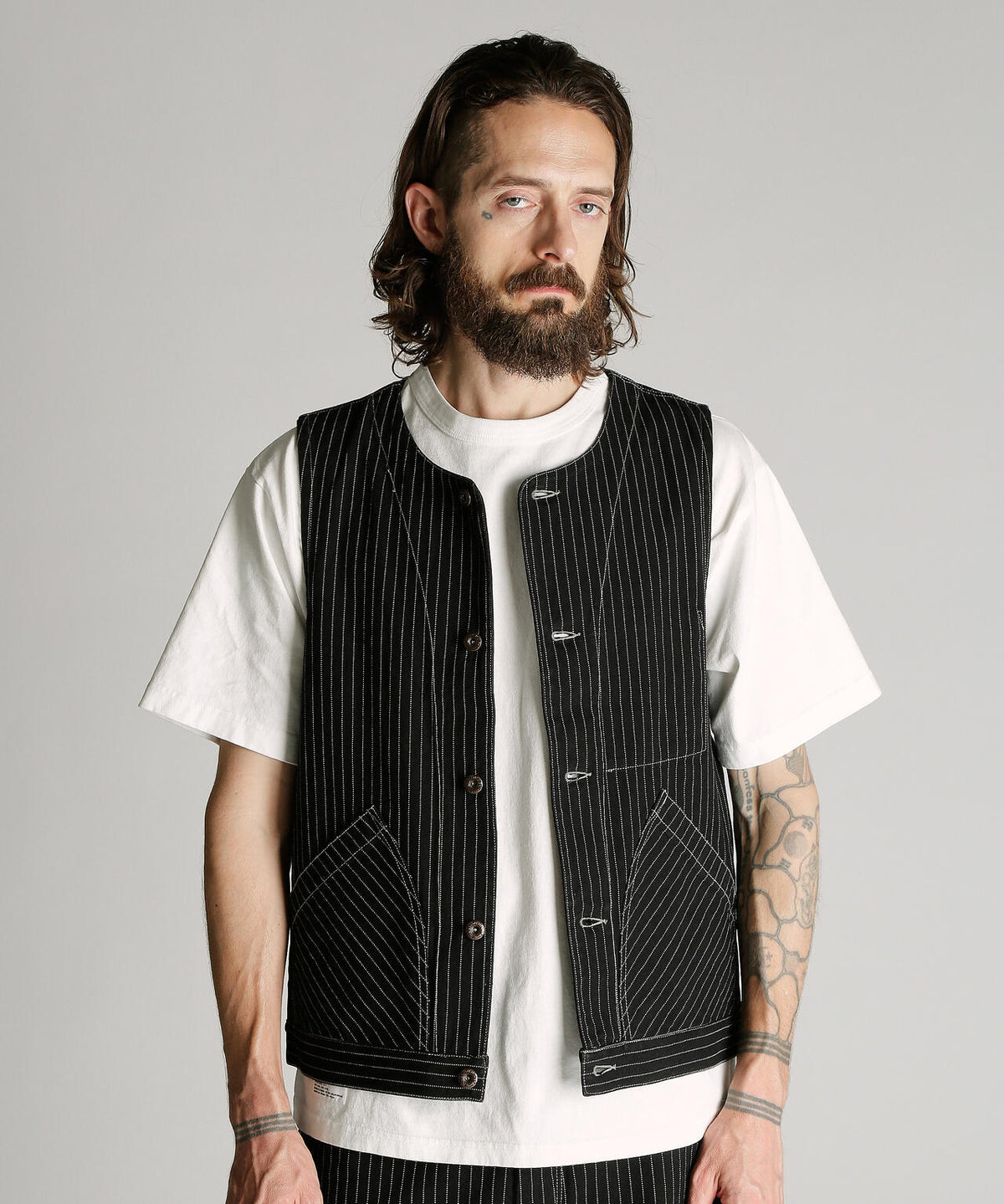 OLD HICKORY DENIM VEST/オールドヒッコリーデニムベスト | Schott 
