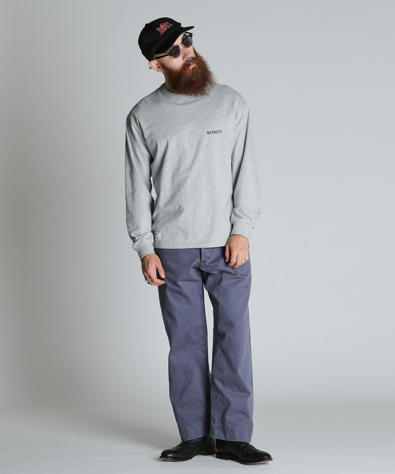 HERRINGBONE TROUSERS/ヘリンボーンパンツ | Schott（ショット